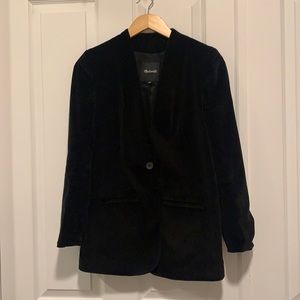 Madewell velvet blazer